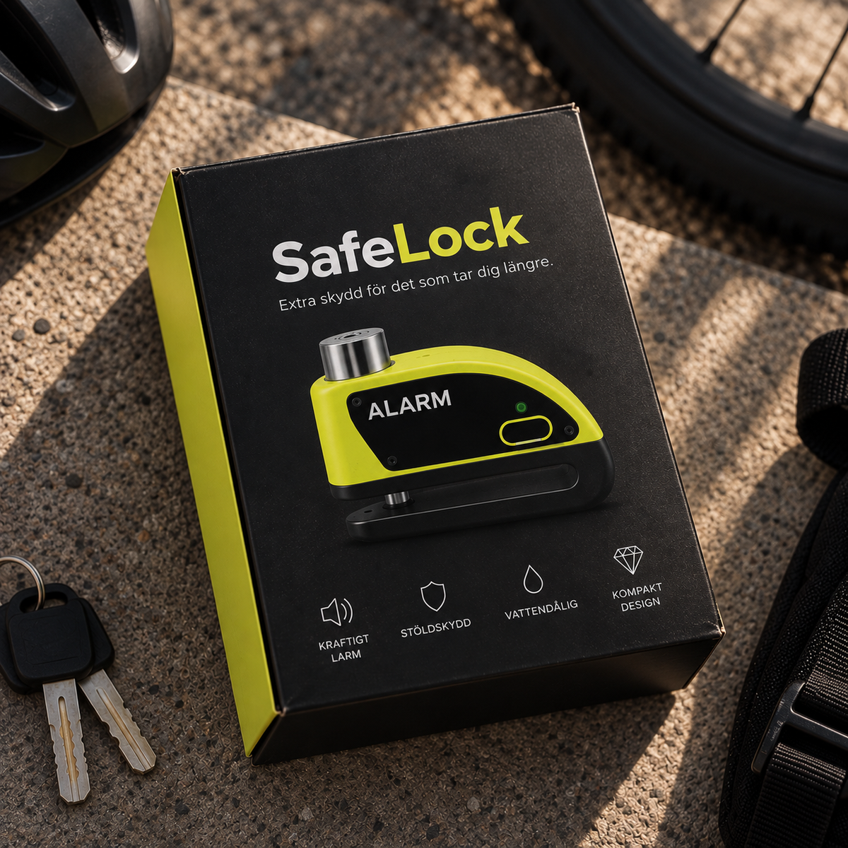 SafeLock™ - Larmar innan tjuven hinner