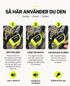 SafeLock™ - Larmar innan tjuven hinner